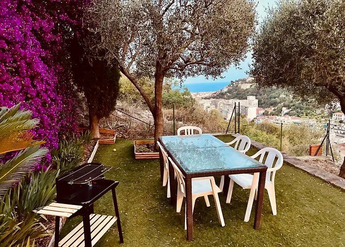 Nissa La Bella, Piscine Et Vue Апартаменты Ницца
