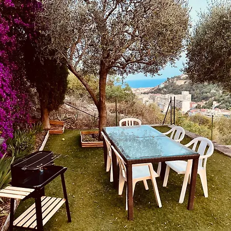 Nissa La Bella, Piscine Et Vue Lägenhet Nice